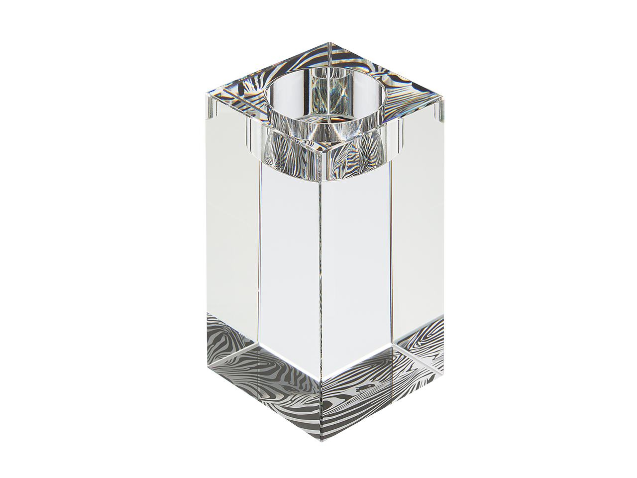 Zebra - candle holder - large